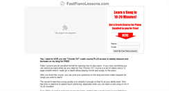 Desktop Screenshot of fastpianolessons.com